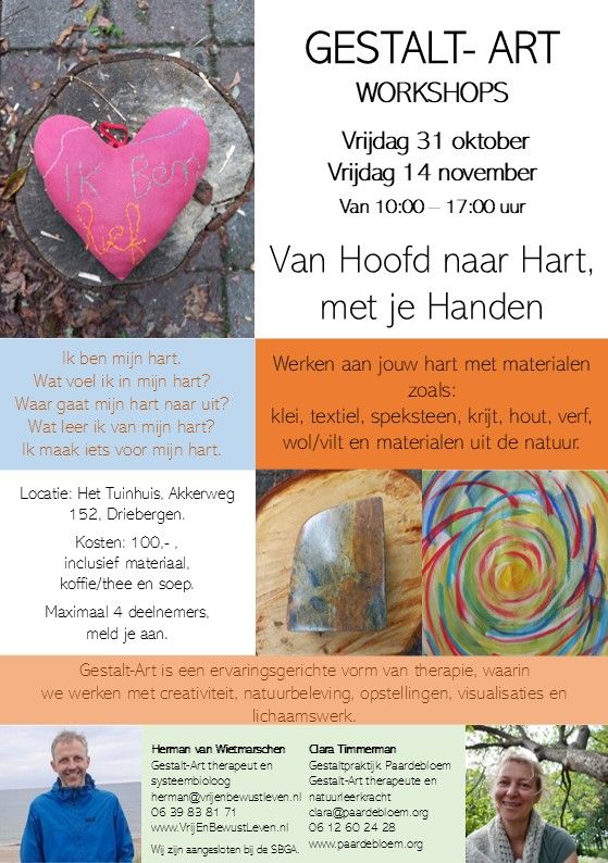 Flyer Van Hoofd naar Hart, najaar 2025